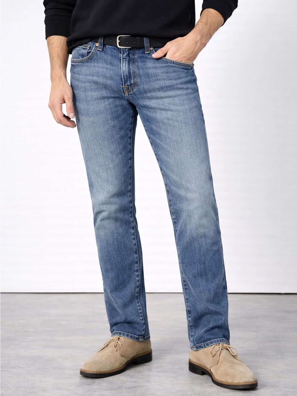 Fidelity Denim Two-Tone Blue Jeans